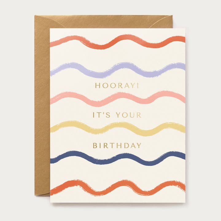 Our Heiday - Wholesale Birthday Card - Hooray It's Your Birthday Card0