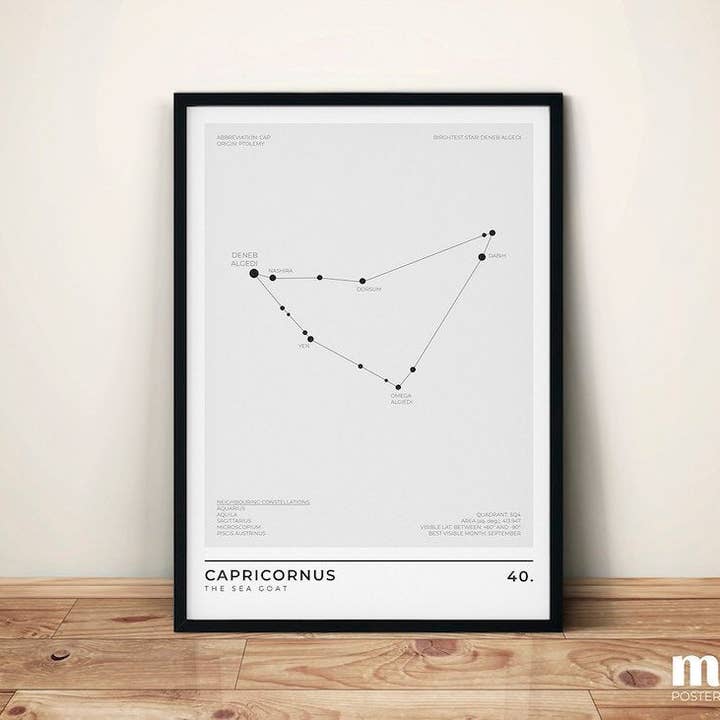 Capricornus - Constellations Print for wholesale by Sera/Lina