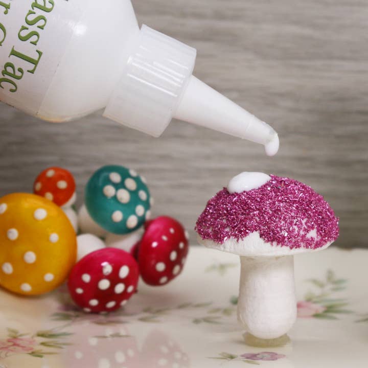 Glass-Tac Clear - Glass Glitter Glue - 2oz Bottle #310-0001 for wholesale on Faire