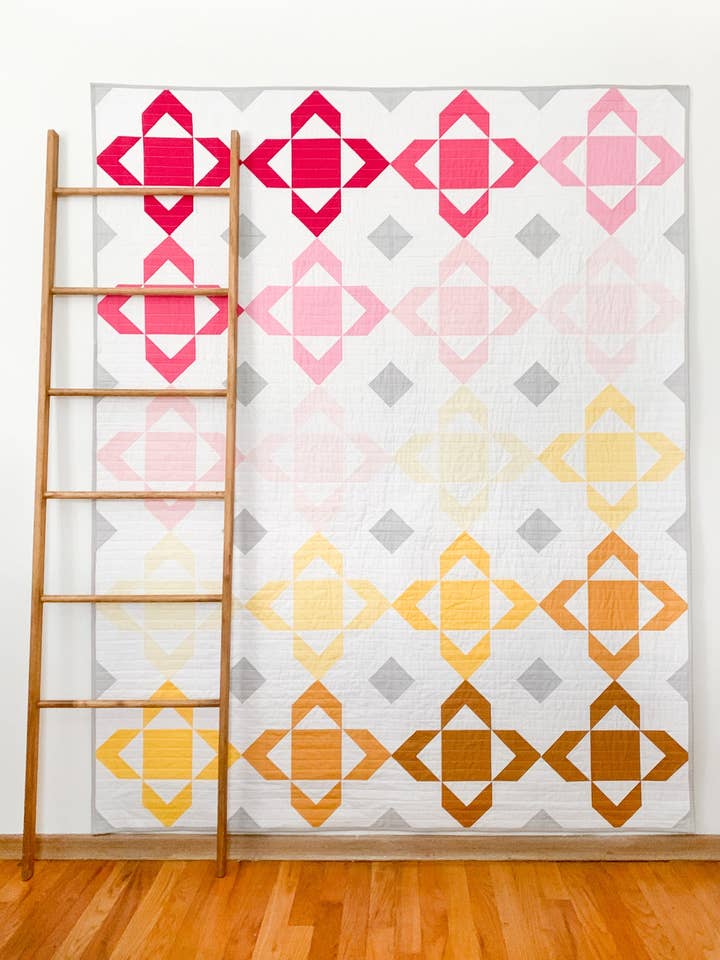 Garden Gems Quilt Pattern for wholesale by Cotton and Joy