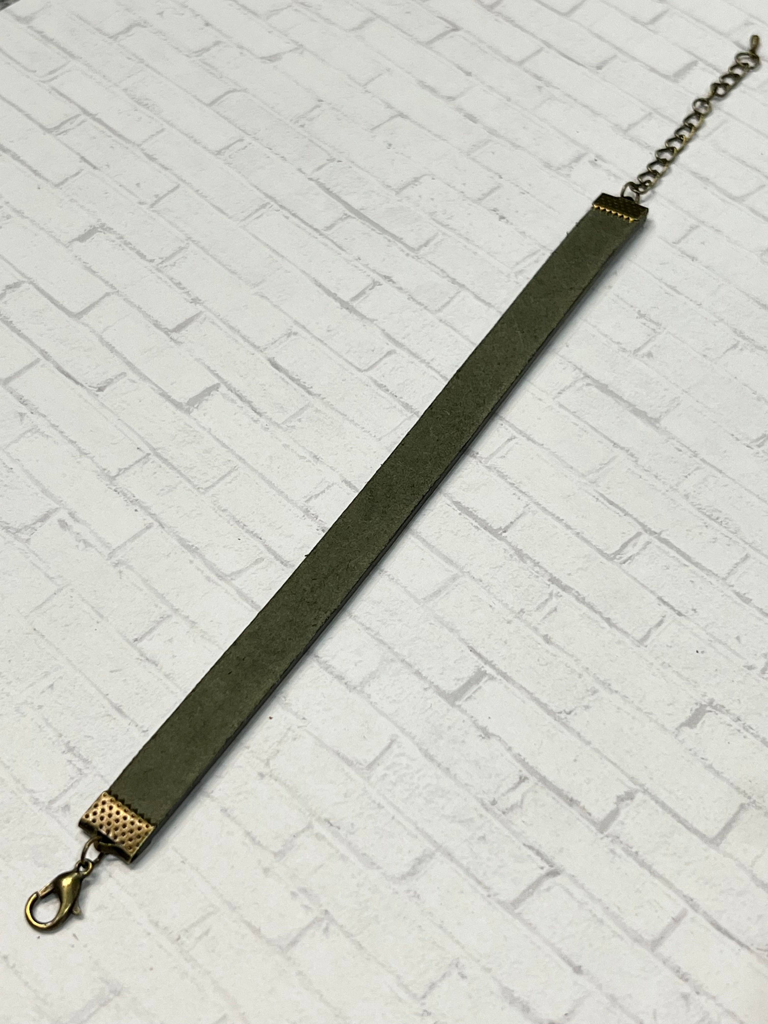 KW Custom Creations - Wholesale Woven/Braided Bracelet - Genuine Vegetable Tanned Leather Bracelet w/buckle1