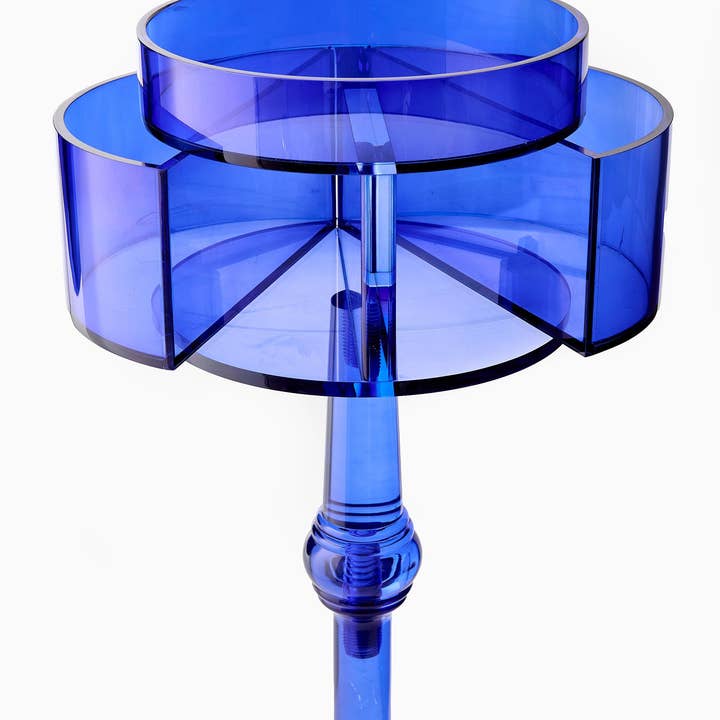 Oh My Mahjong - Wholesale Side Table - Blue Acrylic Table