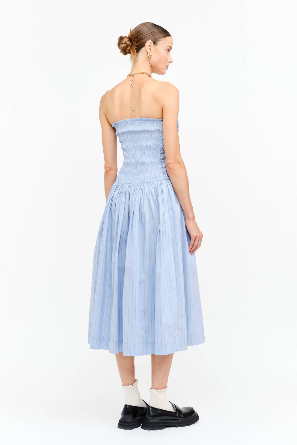 bleu Robe Selma en vente sur Faire5