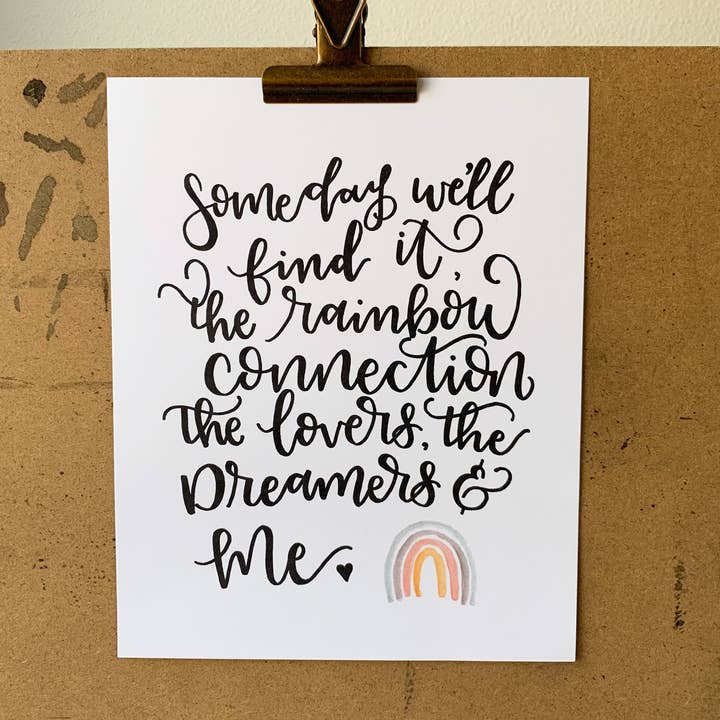 Rainbow Connection Print for wholesale by Sincerely Sheri Shop