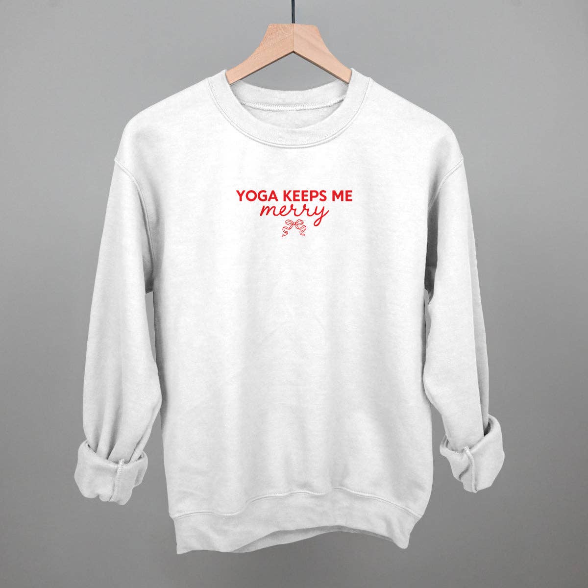 Ivy + Cloth - Wholesale Screen Printed T-Shirt - Women's - Yoga Keeps Me Merry11