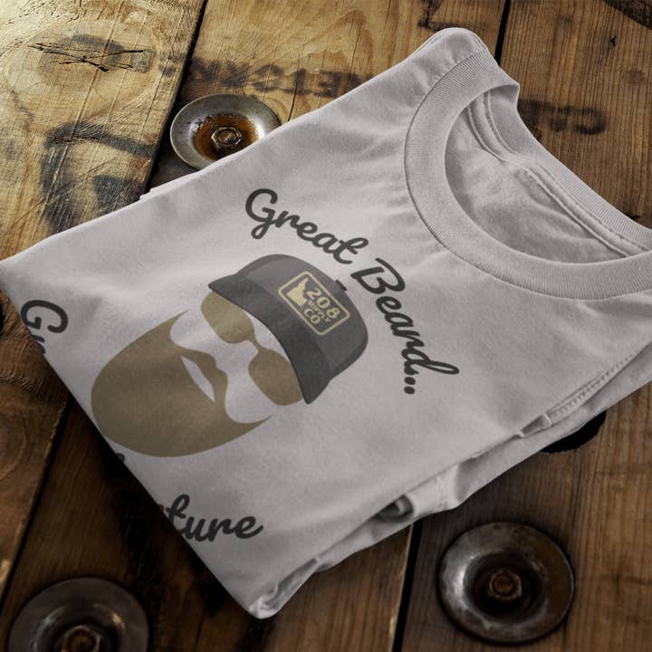 Great Beard Great Adventure Unisex Tee for wholesale by 208 Supply Co