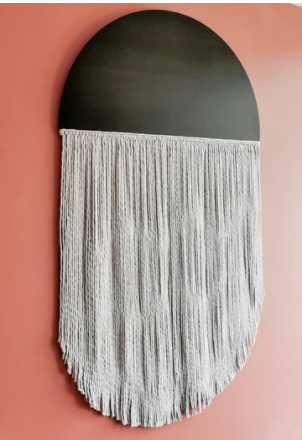 Imoha - Wholesale Decorative Panel - Macrame wandpaneel Black Grey1