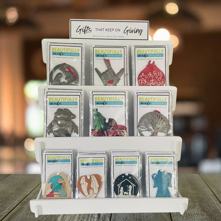 Mehrzweck-Displayregal für den Großhandel von Beautifully Made Fair Trade