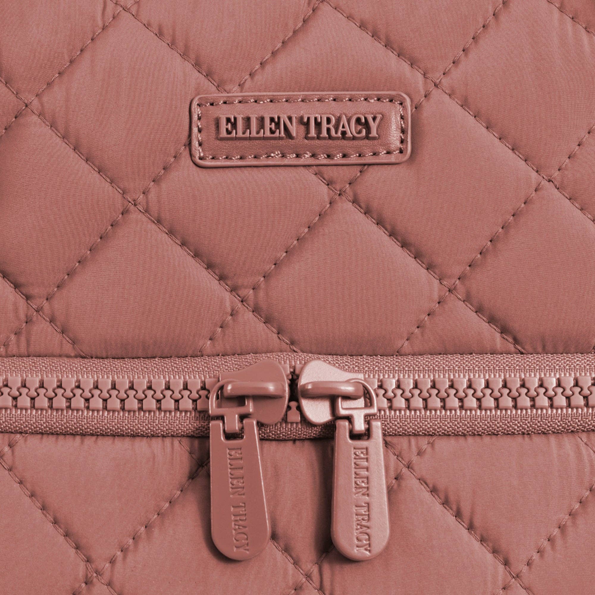 Magid - Wholesale Weekender Bag - Women's - Ellen Tracy 20 Inch Diamond Nylon Quilted Travel Duffel25