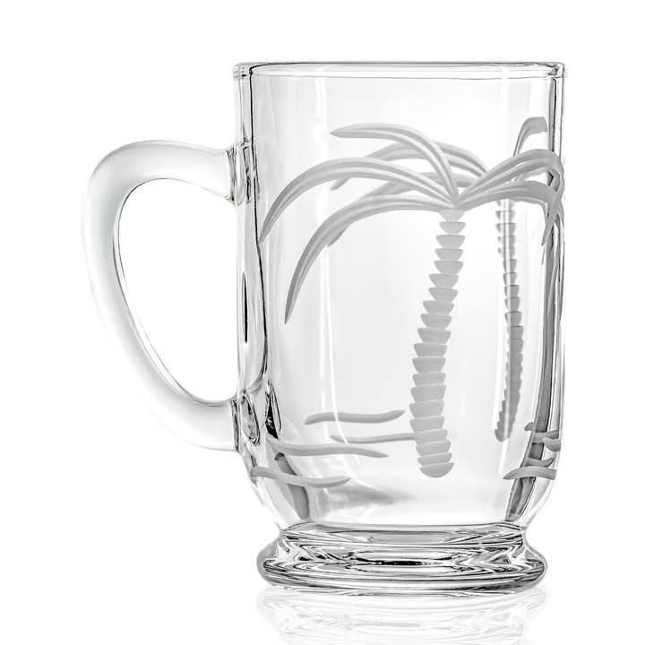 Palm Tree 16oz Bolero Mug for wholesale by Rolf Glass