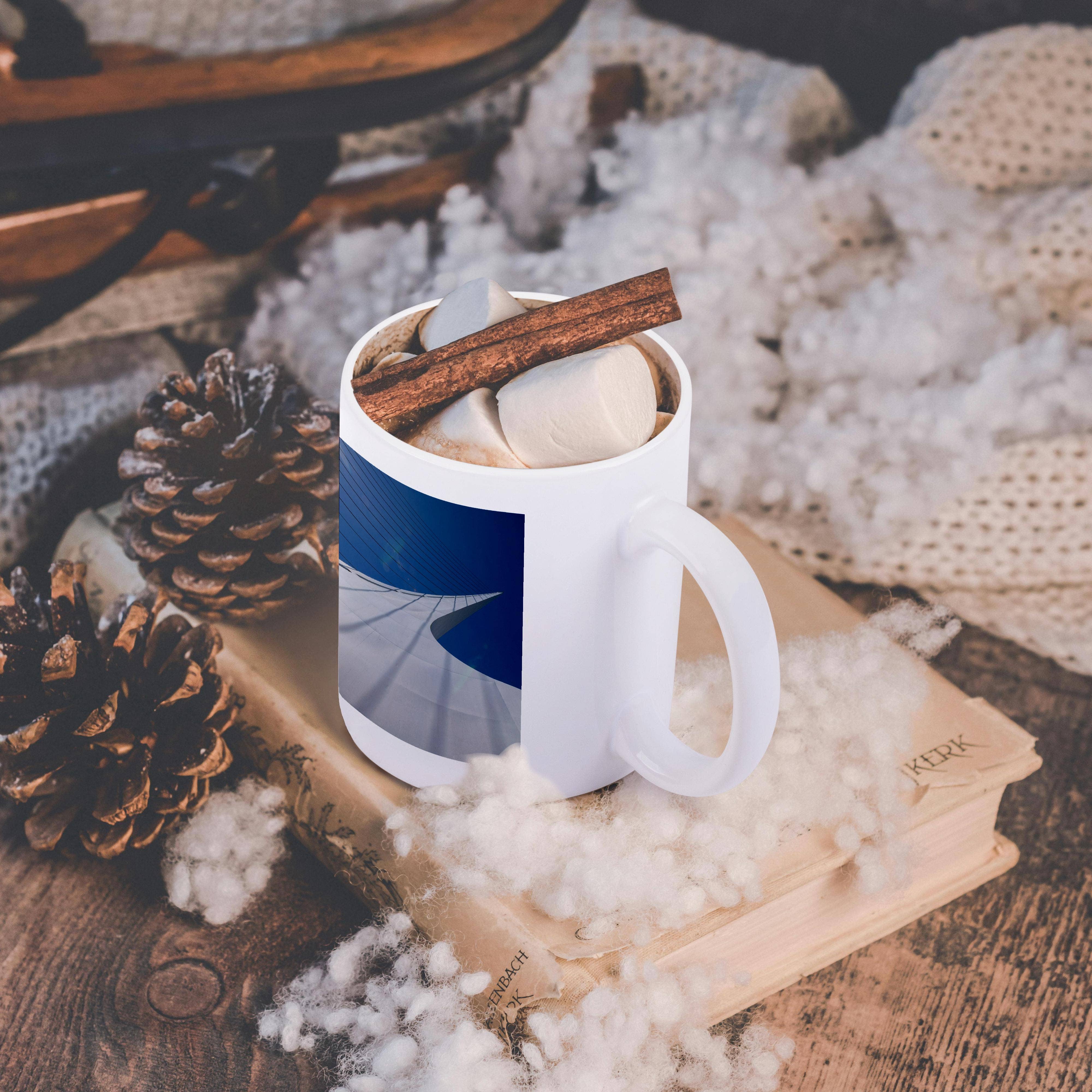 3dRose – Großhandel Kaffeebecher – 3dRose, Anmutige Sundial Bridge, die den Sacramento River in Redding überspannt., Tasse11