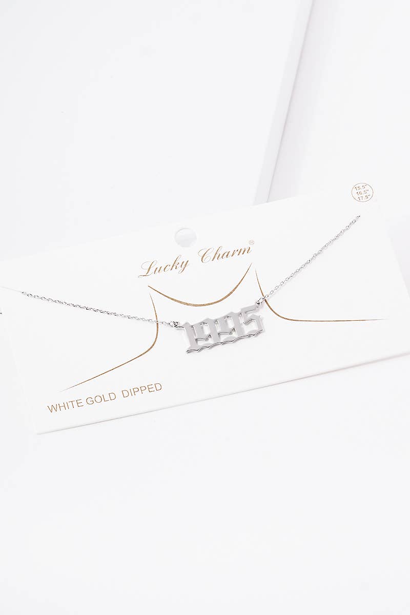 OHBOOBA DESIGN - Wholesale Pendant/Charm Necklace - Gold Plated Birth Year Necklace31