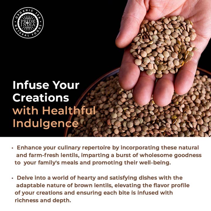 PRIDE INDIA BRANDS - Wholesale Beans - Whole Brown Crimson Masur Lentils5