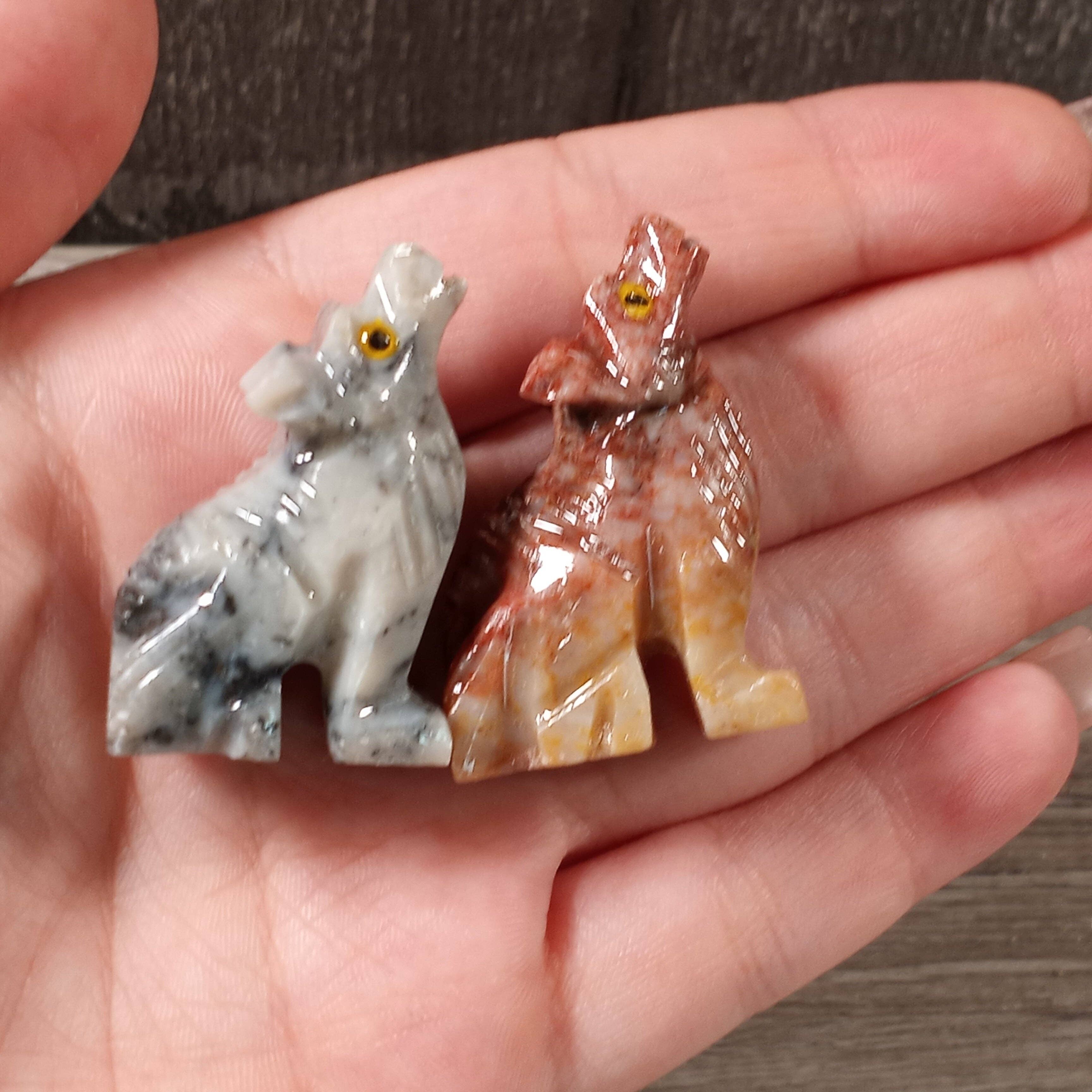 Keystone Crystals – wholesale Dekorativ statyett – Soapstone-djur44