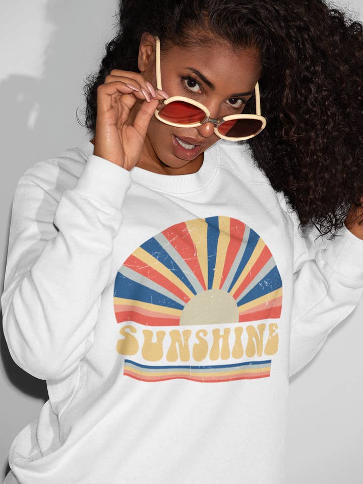 Sunshine women's printed sweatshirt for wholesale by IALD