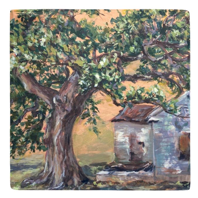 Dappled House Metal Magnets for wholesale by Gena Destri