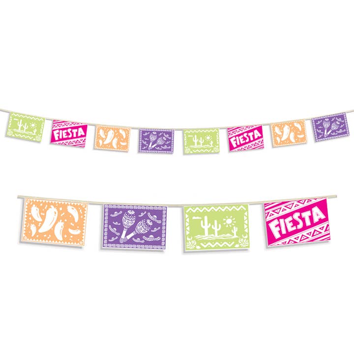 Fiesta Picado Style Pennant Banner for wholesale by Beistle