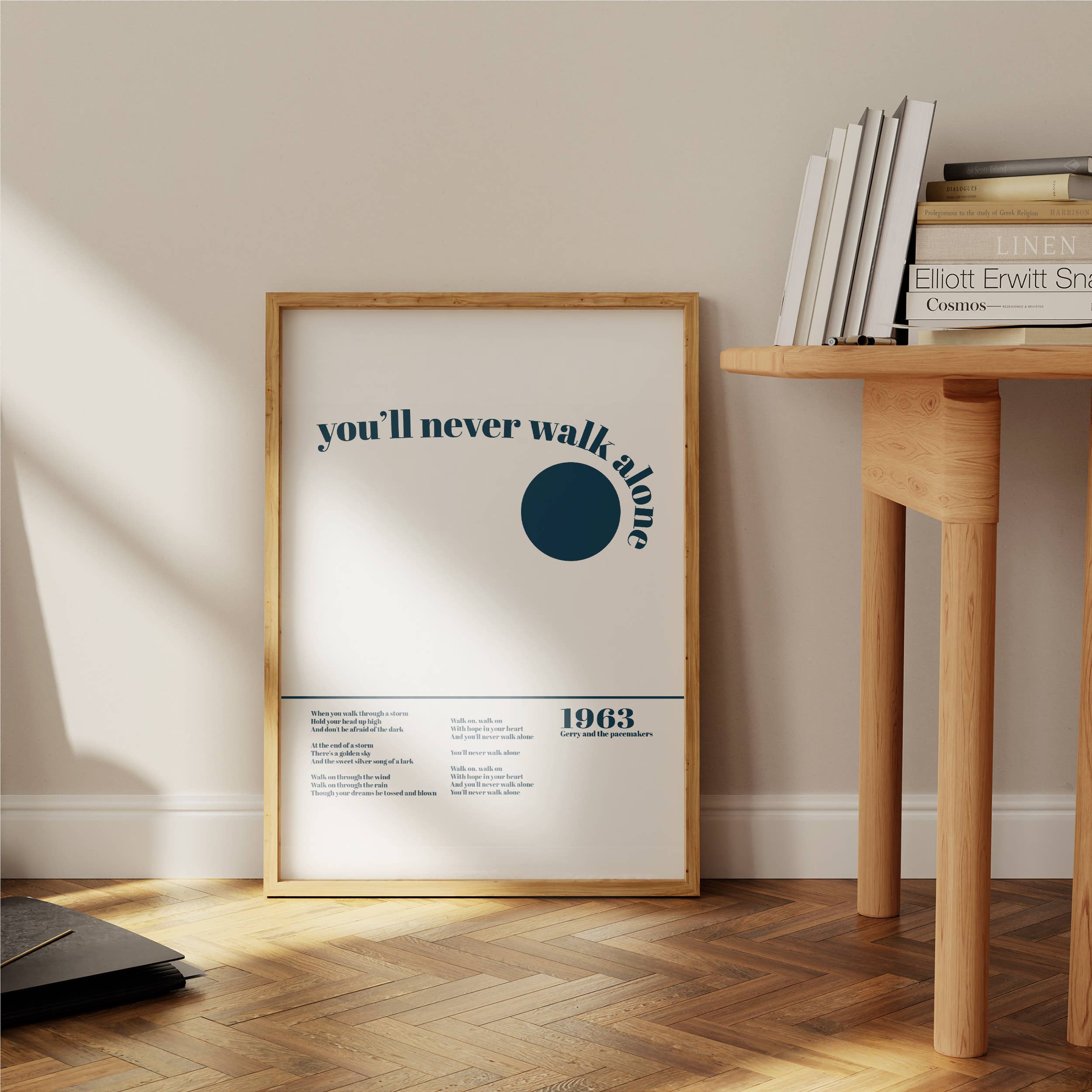 Fanclub - Wholesale Art Print - You'll never walk alone Music Retro Giclée Art Print4