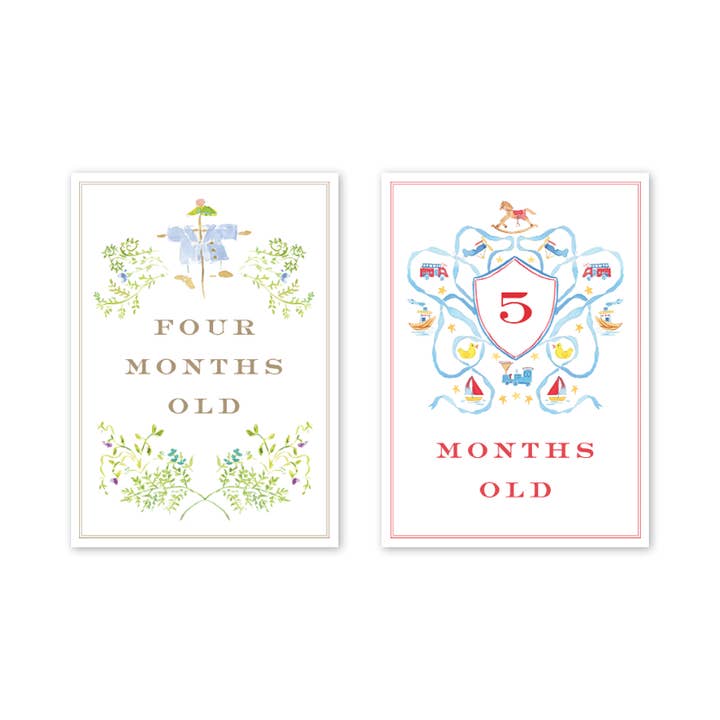 Dogwood Hill - Wholesale Baby card - Joys of Boys Milestone Cards3