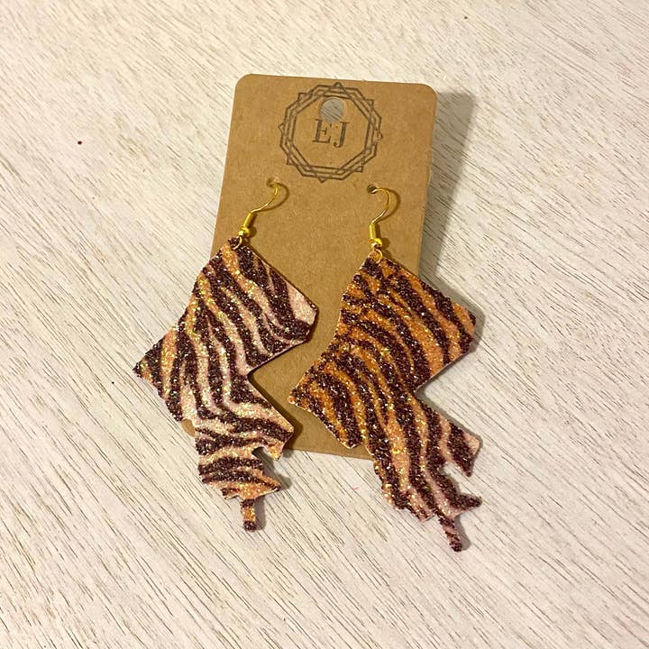 Elizabeth James Artisan Jewelry - Wholesale Dangle Earrings - The Rayas Gameday Dangle Earrings2