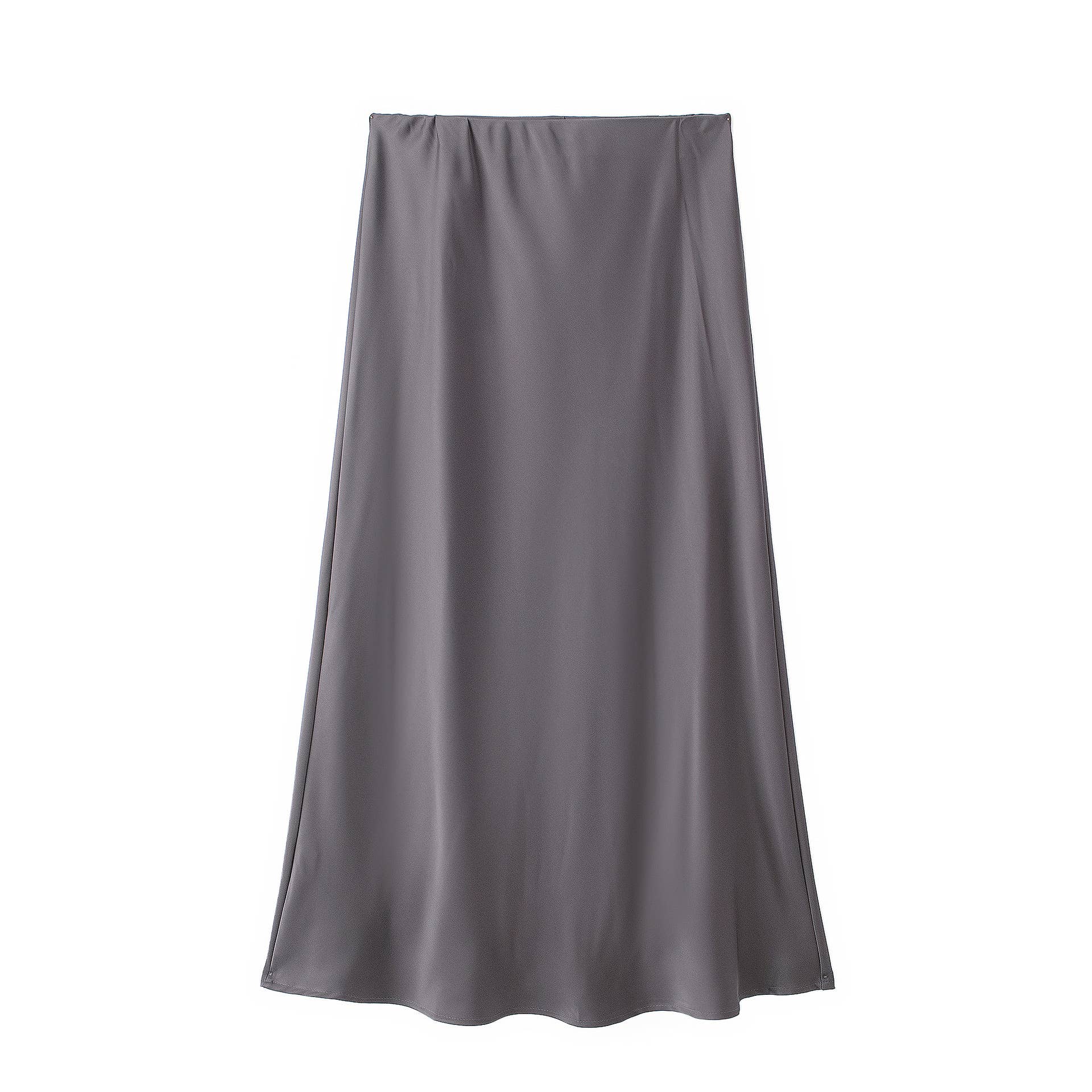 HIDDENBRAND - Wholesale Skirt - Women's - Office satin midi skirt 27 colors19
