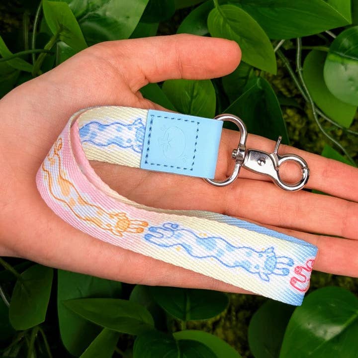 Long Cow Wrist Lanyard for wholesale by Milky Tomato
