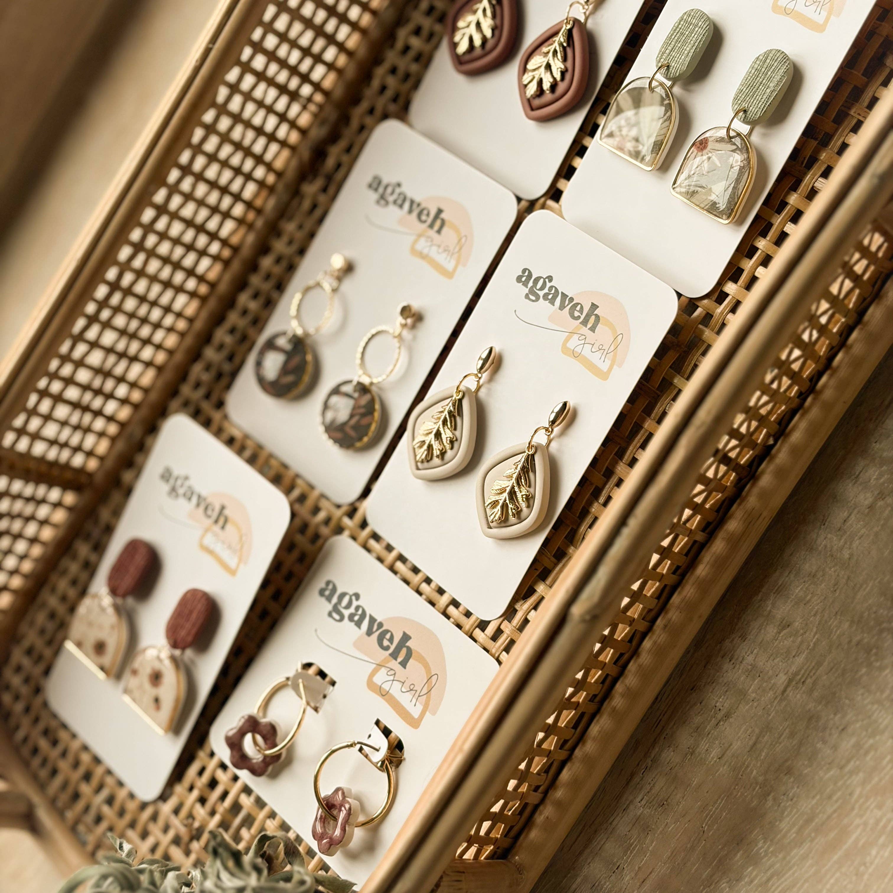 Agaveh girl – wholesale Hängande örhängen – Allie7