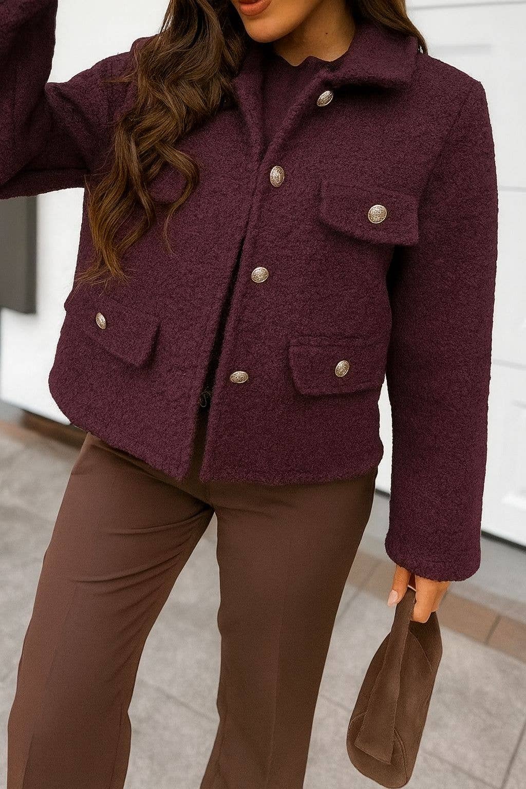 ESTEE BROWN - Wholesale Blazer - Women's - Bouclette jacket - 73223