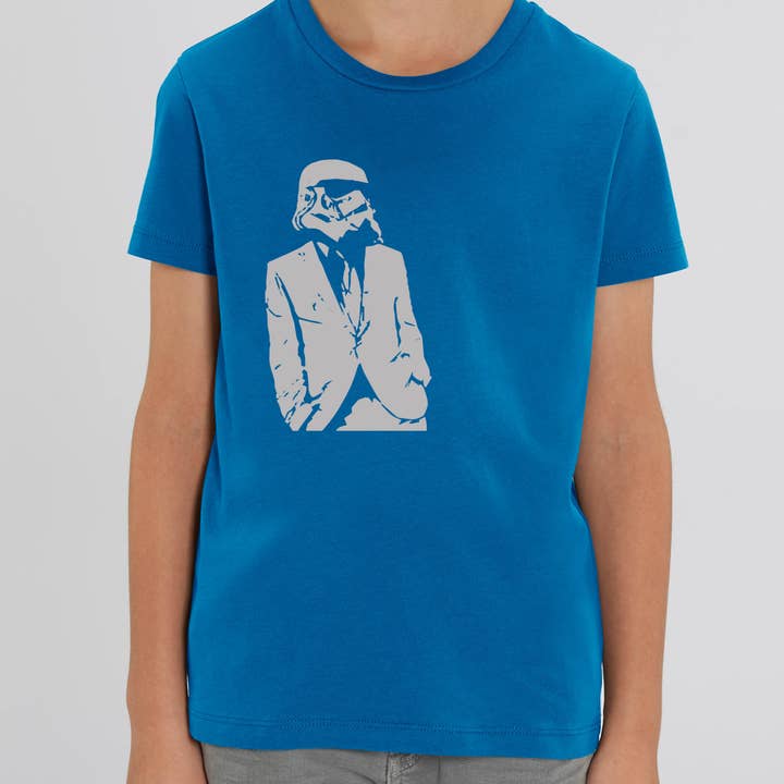 Suited Trooper T-shirt voor kinderen voor wholesale door Meeplings | Handmade in Berlin