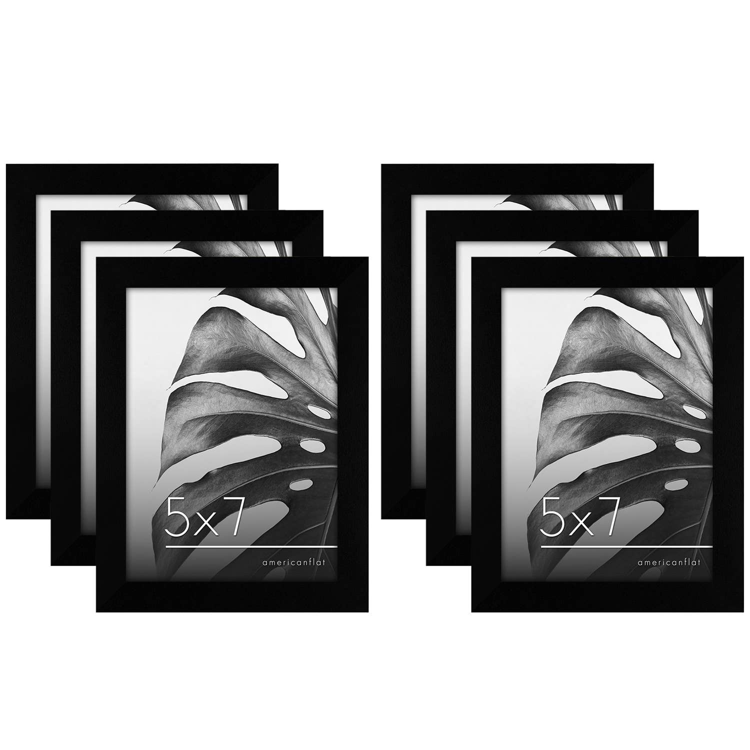 Black Americanflat Gallery Wall Frame Set - Set of 6 & 12 for wholesale on Faire14