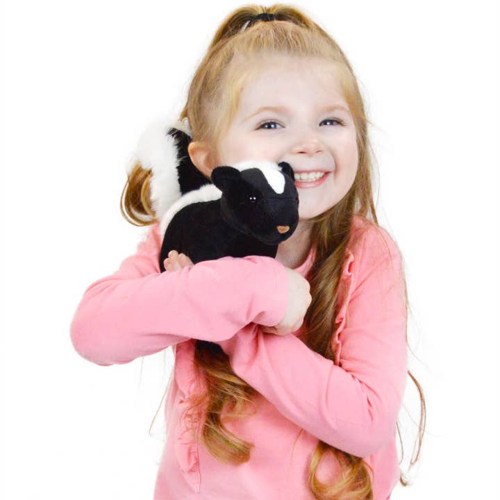 VIAHART Toy Co. - Wholesale Stuffed/Plush Toy - Kids & Baby - Seymour The Skunk | 9 Inch Stuffed Animal Plush
