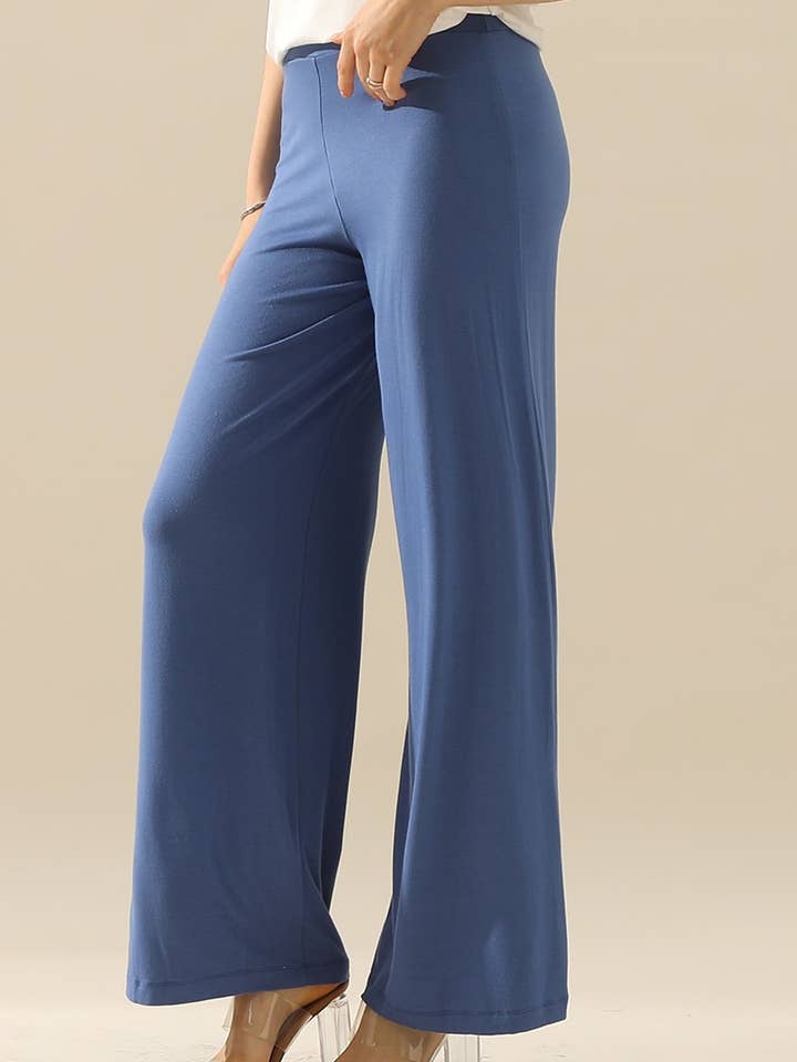 NINEXIS - Wholesale Pants - Women's - CWBLP410_HIGH WAIST WIDE LEG PALAZZO LOOSE CASUAL PANTS15