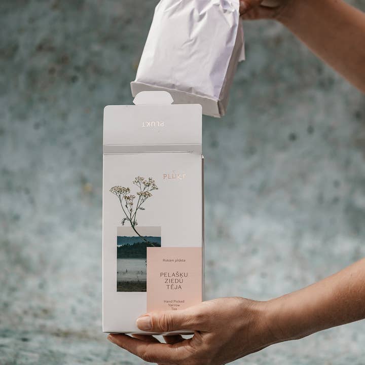 Plūkt – wholesale Loose tea – Yarrow Tea - loose tea, certified organic, herbal tea6