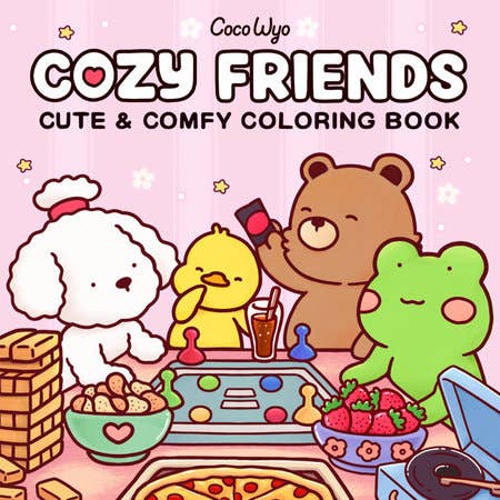 Cozy Friends Coloring Book For Adults And Kids for wholesale by Penguin Random House LLC