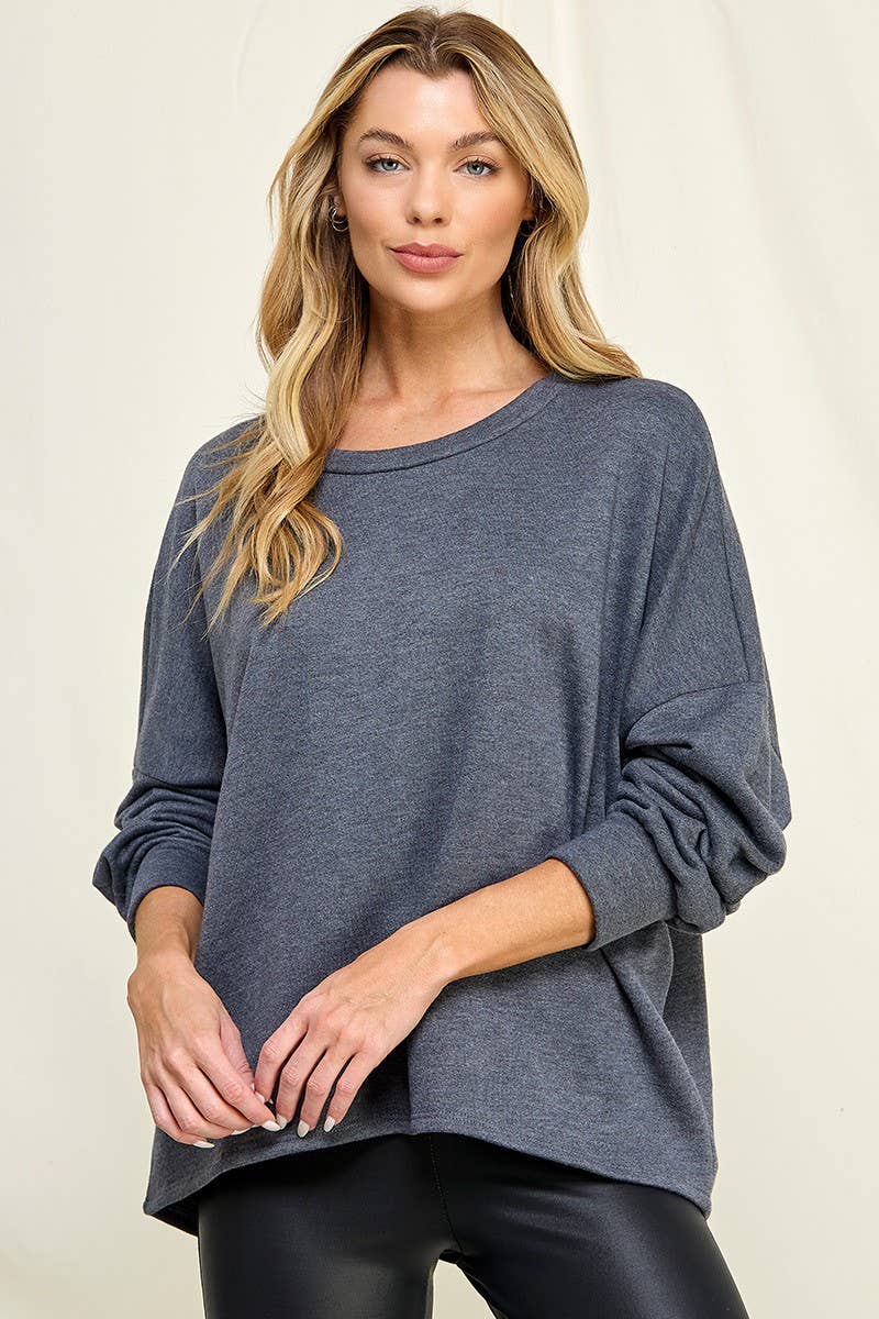 Chris & Carol Apparel - Wholesale Lounge Top - Women's - 223118T-Oversize Comfortable top1