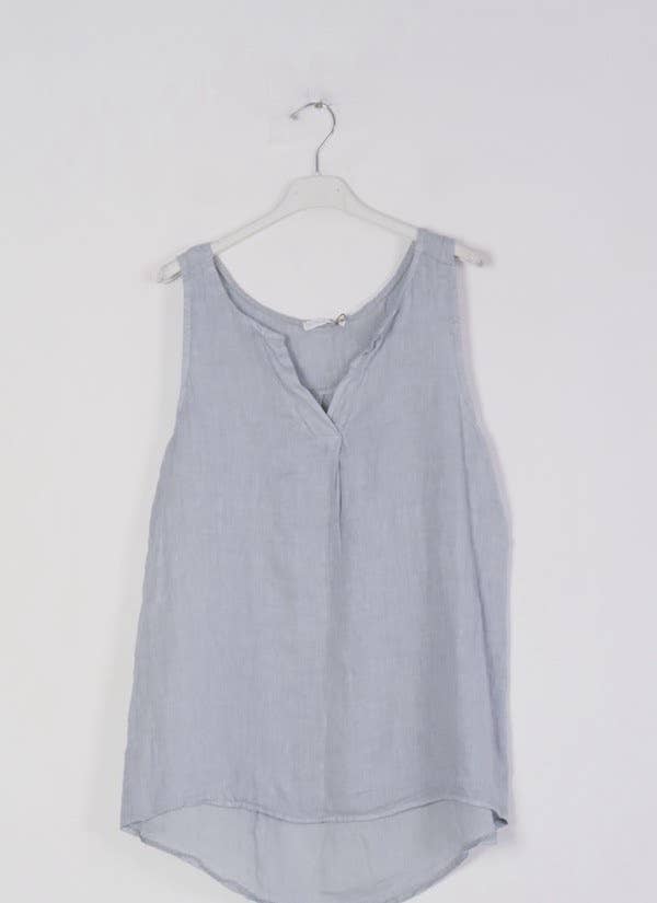 LÉA & LUC - Wholesale Tunic - Women's - 100% Linen Tank Top REF. 380099