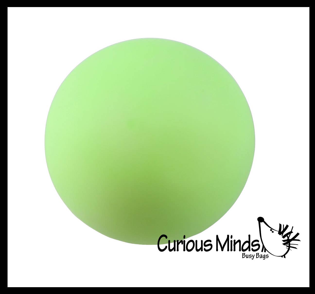 Curious Minds Toys - Wholesale Stress Relief Ball/Dough - 1 Boxed Jumbo 4" Glow in the Dark Doh Filled Stress Ball -3