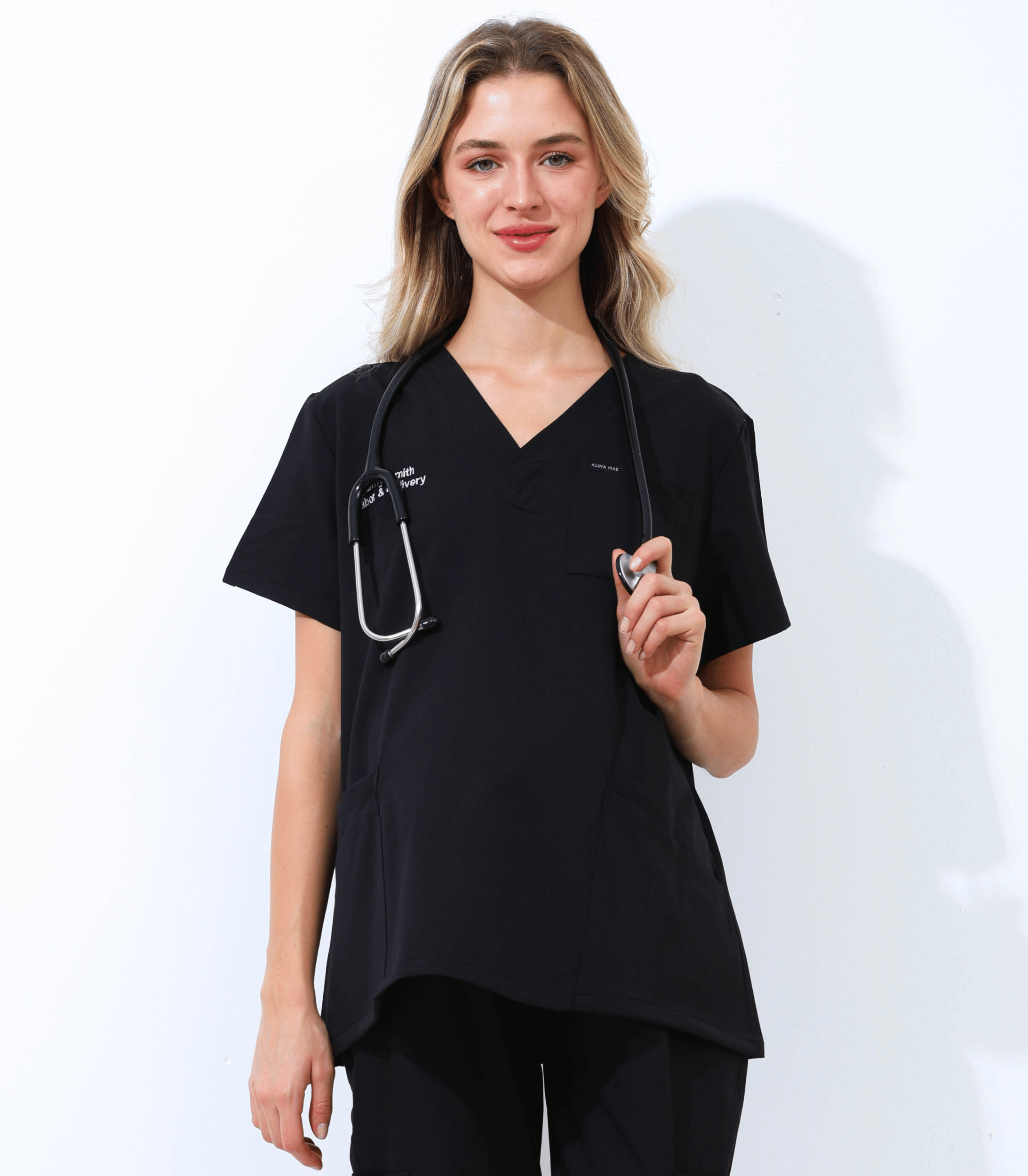 Alina Mae Maternity - Wholesale Healthcare Uniform - Women's - Maternity Scrubs Shirt for Pregnancy14