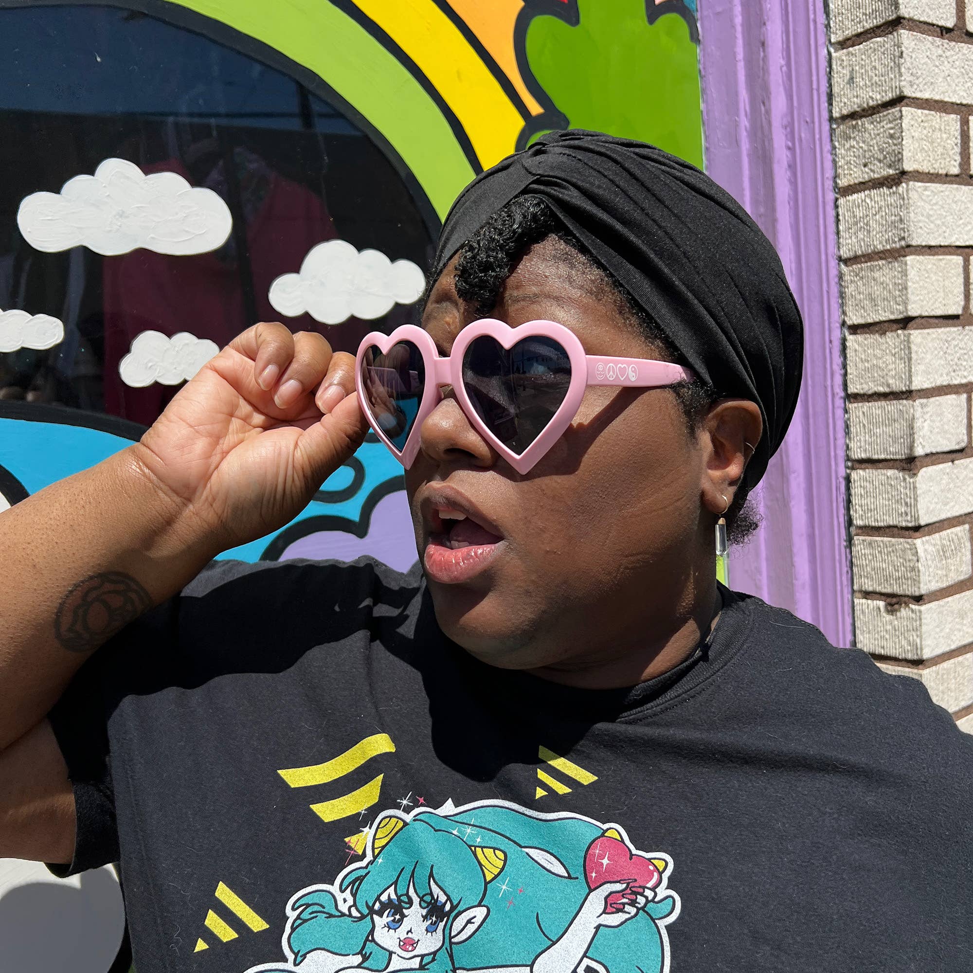 Wokeface – Engroshandel Solbriller - Dame – Heart Solbriller11