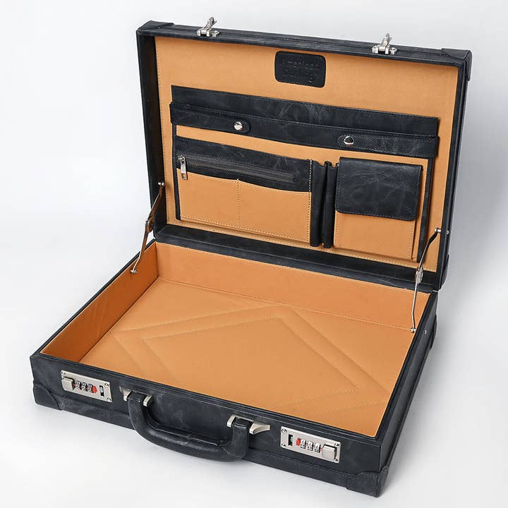 LS Western - Wholesale Jewellery box/organiser - ADBGZ882 Hand-Tooled Leather Jewelry Case with Combination Locks | American Darling11