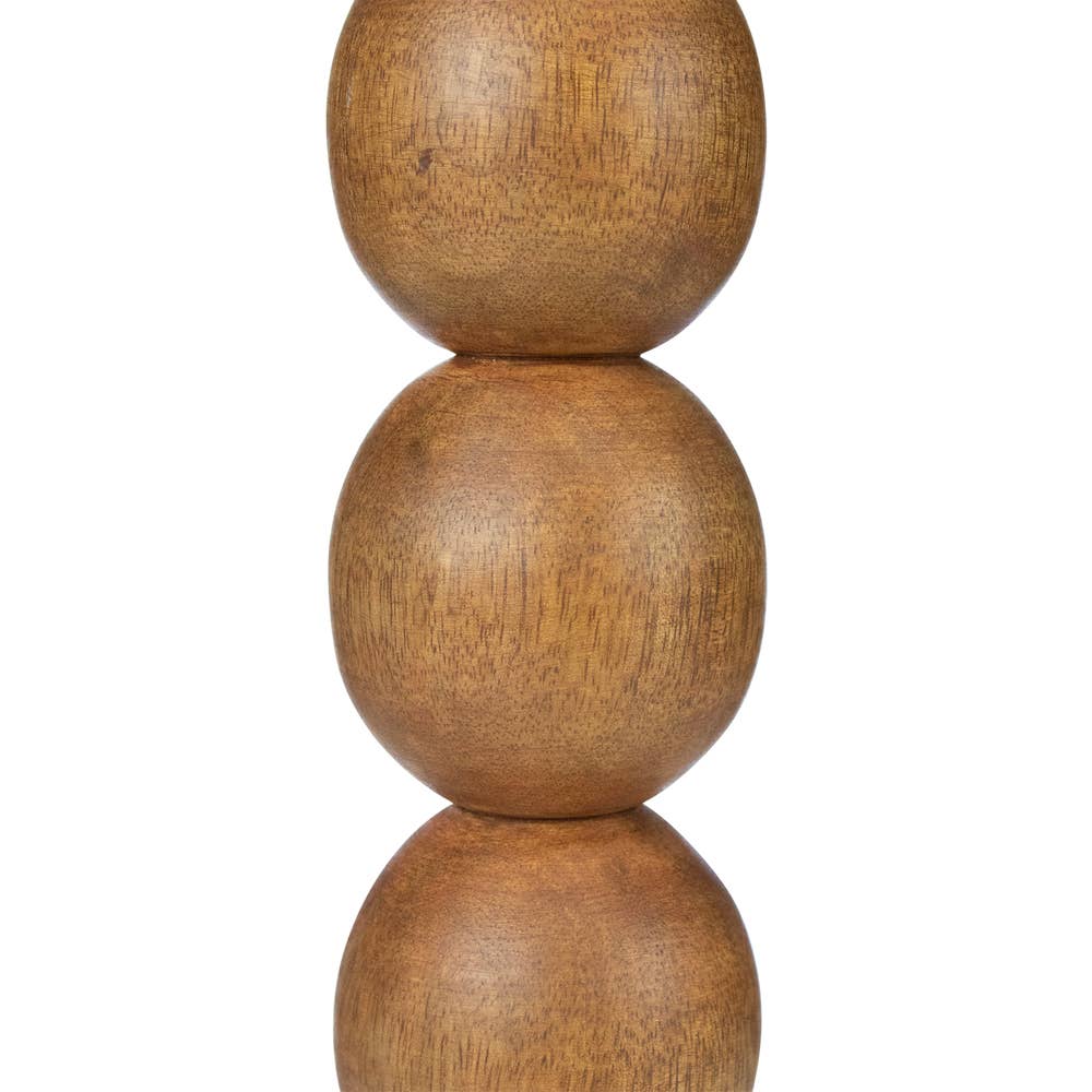 Mars & More - Brand of B Living - Wholesale Decorative Tabletop Object - Lamp base bulbs mango wood 30cm1