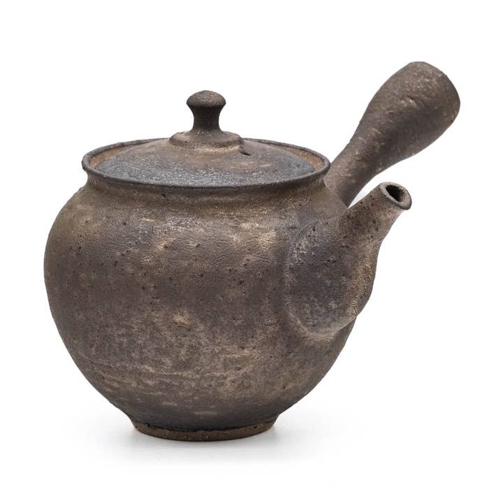 Tezumi - Wholesale Tea Pot - Japanese Kyusu - 前川淳蔵 Junzō Maekawa - Rustic Kurokinsai Tokoname-yaki Teapot - 250ml