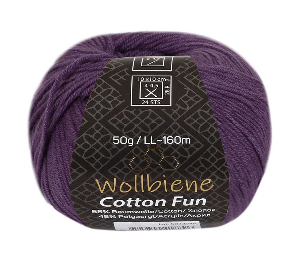 Wollbiene - Wholesale Yarn - Cotton Fun all-season wool 50g knitting wool cotton mix14