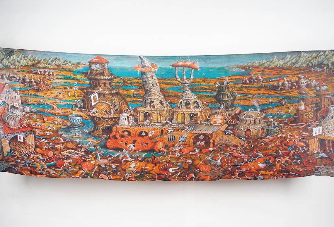 Linen Connections - Wholesale Scarf - Women's - Silk Modal Scarf  luxurious fabric blend - Brown/Blue1