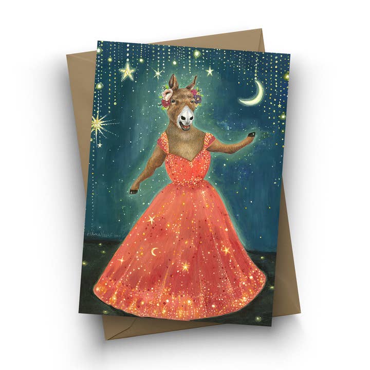 Jahna Vashti - Wholesale Everyday Greeting Card - "Harriet's Grand Opera" Single Card0