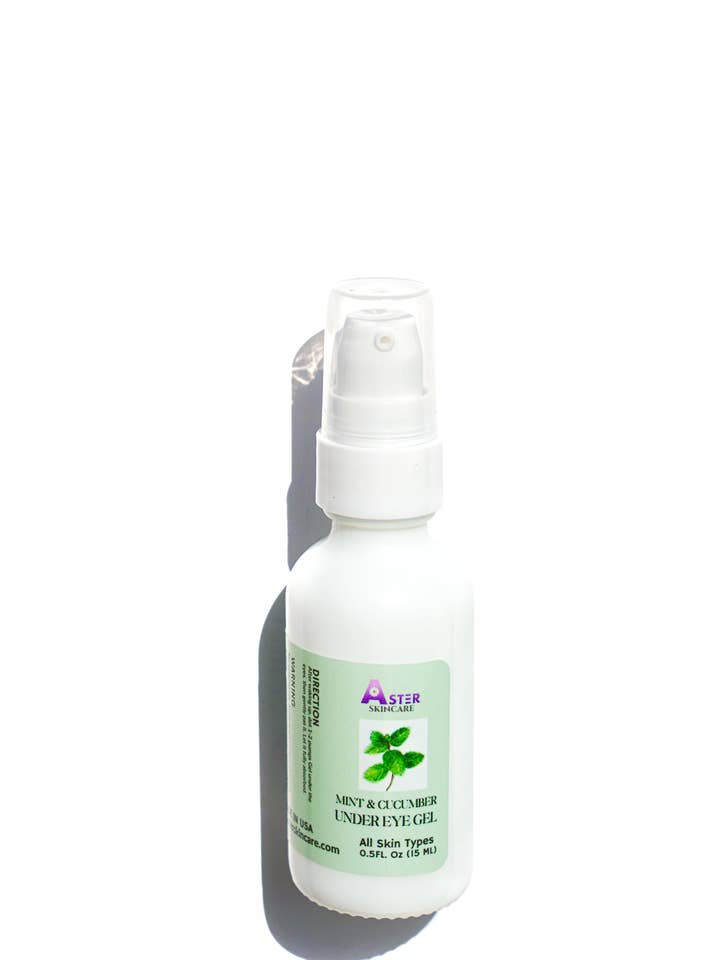 Mint+Cucumber Under Eye Gel | Cooling & Soothing for wholesale by ASTER Skincare