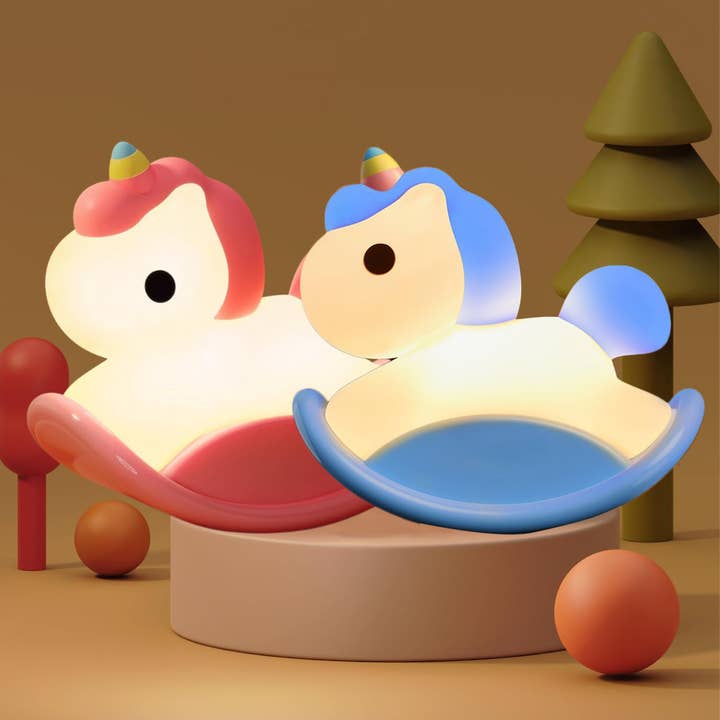 Veilleuse Licorne à Bascule pour Enfants avec Commande Tactile pour la vente par Lucky Home