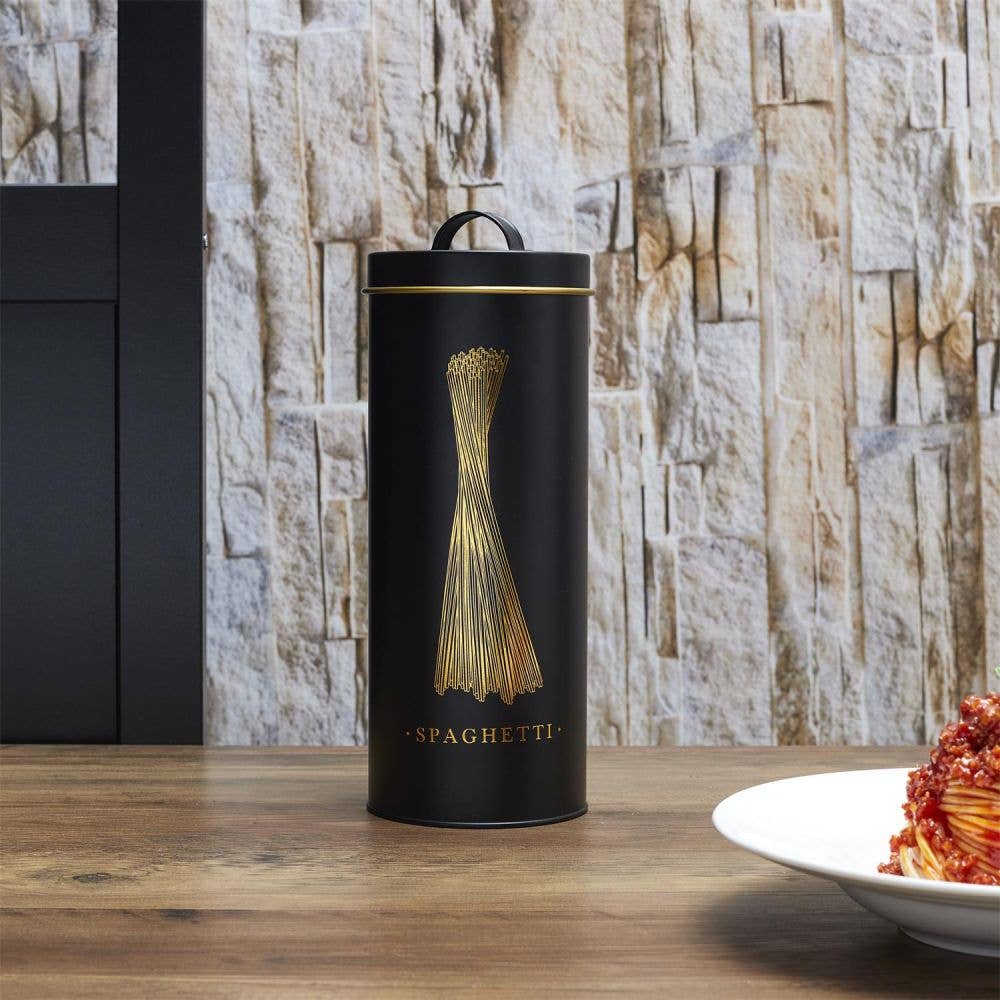 Housse De Rêve - Wholesale Decorative Box - Black and gold metal spaghetti box1