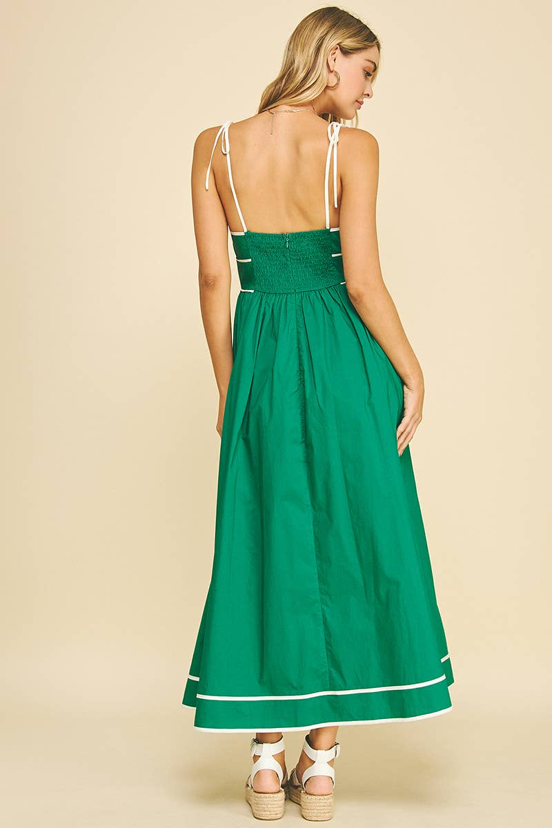PINCH - Wholesale Dress - Women's - CONTRAST STRAP MAXI DRESS - 5828D4