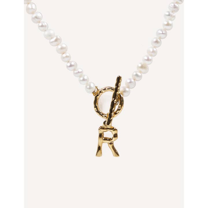 CUCOCUCA - Wholesale Choker/Collar - Handgemaakte parel choker met etnische letter27